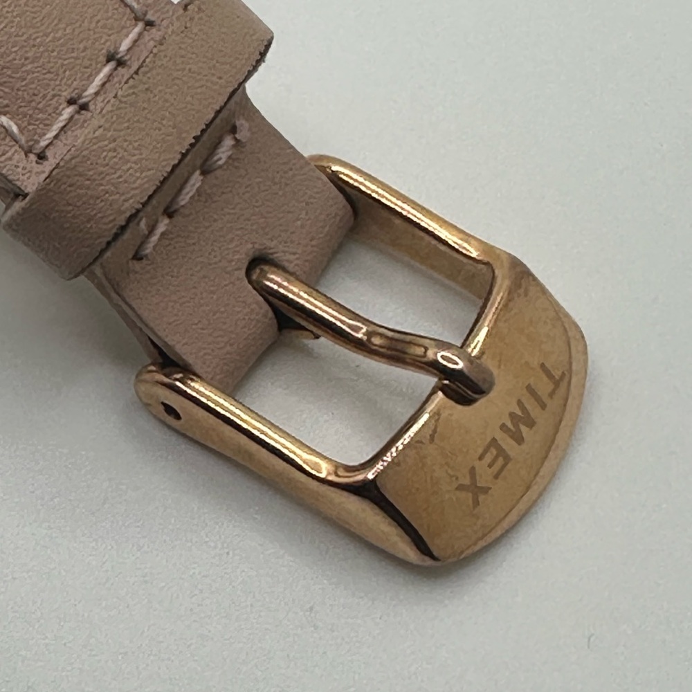 Women’s Timex Quartz Watch Gold Tone And Pink Strap - Picture 9 of 10